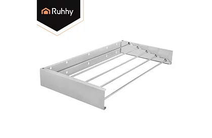 Nástěnný skládací sušák prádla 80 cm