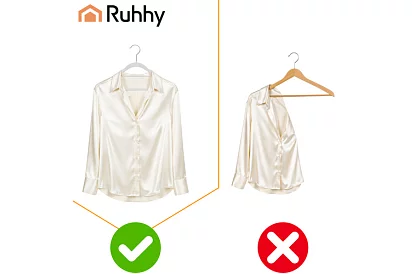 Protiskluzová šedá ramínka na oblečení 20 ks