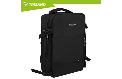 Cestovní příruční zavazadlo 40 × 20 × 25 cm – černý batoh s USB