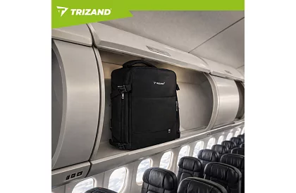 Cestovní příruční zavazadlo 40 × 20 × 25 cm – černý batoh s USB