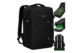 Cestovní příruční zavazadlo 40 × 20 × 25 cm – černý batoh s USB