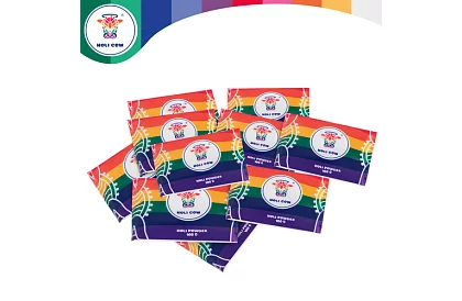 Sada barevných prášků Holi Powder 10×100 g