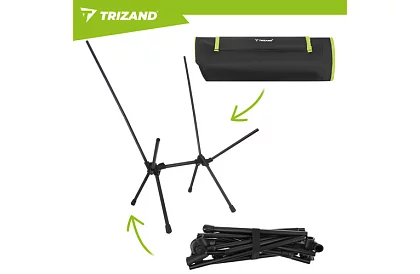 Rybářské skládací lehké křeslo 41 × 52 × 86 cm