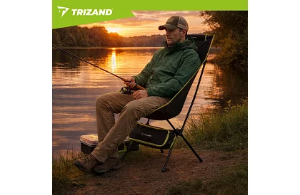 Rybářské skládací lehké křeslo 41 × 52 × 86 cm