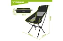 Rybářské skládací lehké křeslo 41 × 52 × 86 cm