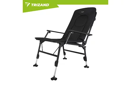 Rybářské skládací nastavitelné křeslo s područkami