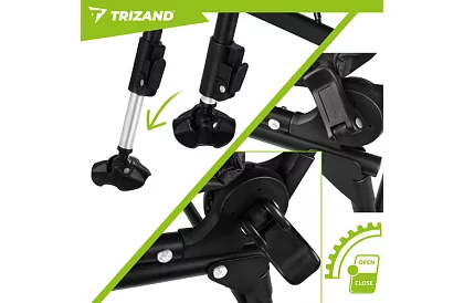 Rybářské skládací nastavitelné křeslo s područkami