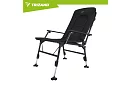 Rybářské skládací nastavitelné křeslo s područkami