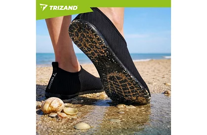 Boty do vody – protiskluzové, rychleschnoucí – černé, velikost 36