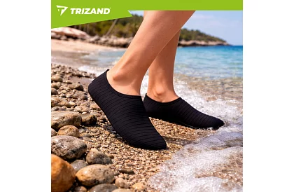 Boty do vody – protiskluzové, rychleschnoucí – černé, velikost 41