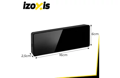 LED barevný budík – hodiny s displejem a teploměrem