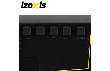 LED barevný budík – hodiny s displejem a teploměrem