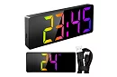 LED barevný budík – hodiny s displejem a teploměrem