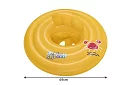 Nafukovací kruh se dnem pro nejmenší – 69 cm, B32096