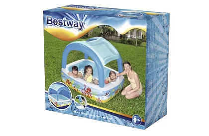 Nafukovací bazén se stříškou – 265 litrů, B52192