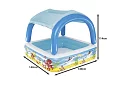 Nafukovací bazén se stříškou – 265 litrů, B52192