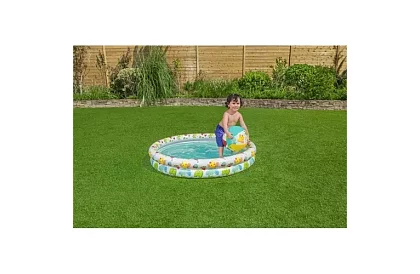 Nafukovací bazének 3v1 + kruh a míč – B51124