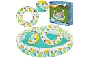 Nafukovací bazének 3v1 + kruh a míč – B51124