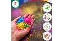 Sada barevných prášků Holi Powder 6×100 g