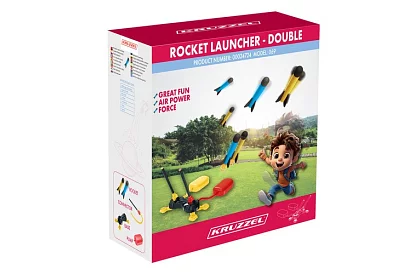 Pěnový dvojitý raketomet s pumpou – Double Rocket