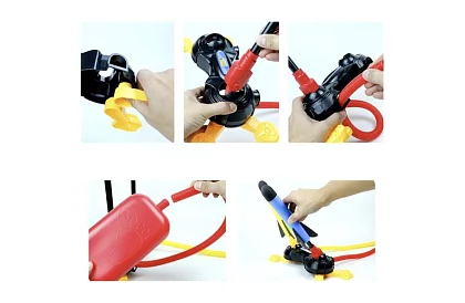 Pěnový dvojitý raketomet s pumpou – Double Rocket