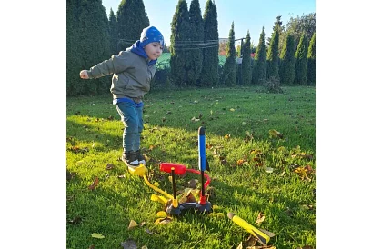 Pěnový dvojitý raketomet s pumpou – Double Rocket