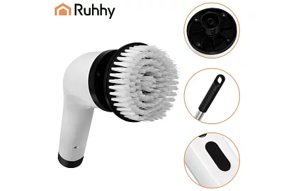 Elektrický čisticí rotační kartáč - Spin Scrubber + 9 hlavic