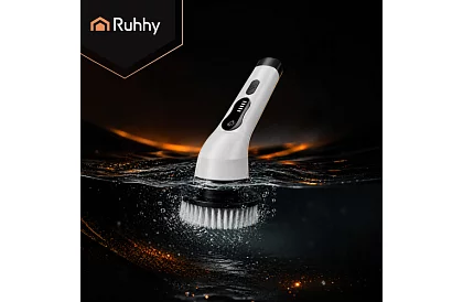 Elektrický čisticí rotační kartáč - Spin Scrubber + 9 hlavic