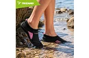 Boty do vody – protiskluzové 5 mm, rychleschnoucí – černo-růžové, velikost 38