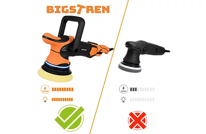 Orbitální leštička na auto 125 mm – 1000 W + příslušenství