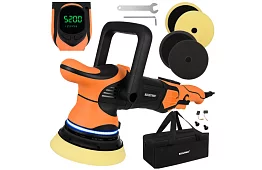 Orbitální leštička na auto 125 mm – 1000 W + příslušenství