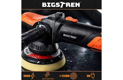 Orbitální leštička na auto 125/150 mm – 900 W + příslušenství