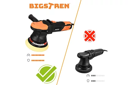 Orbitální leštička na auto 125/150 mm – 900 W + příslušenství