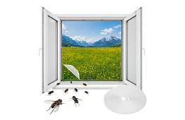 Moskytiéra, síť na okno 160 × 130 cm – bílá