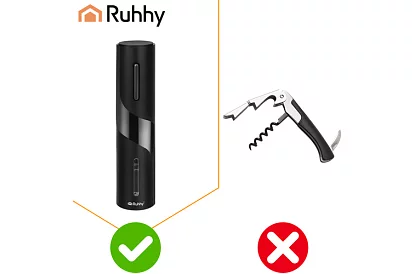 Elektrický otvírák na víno s příslušenstvím