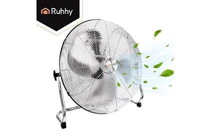 Ventilátor 50 cm, 130 W – kovový, 3 rychlosti