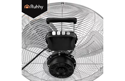 Ventilátor 50 cm, 130 W – kovový, 3 rychlosti