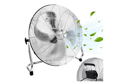 Ventilátor 50 cm, 130 W – kovový, 3 rychlosti