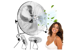 Ventilátor 50 cm, 130 W – kovový, 3 rychlosti