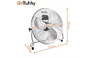 Ventilátor 50 cm, 130 W – kovový, 3 rychlosti