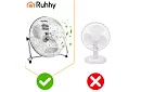 Ventilátor 50 cm, 130 W – kovový, 3 rychlosti