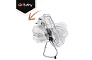 Ventilátor 50 cm, 130 W – kovový, 3 rychlosti