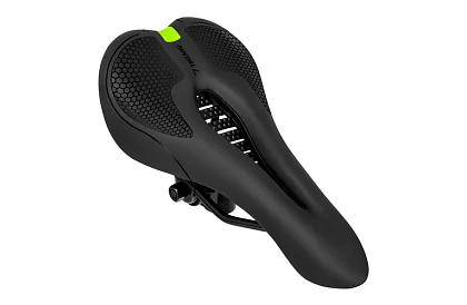 Cyklistické polstrované sedlo na kolo 28 × 14 cm – černé