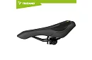 Cyklistické polstrované sedlo na kolo 28 × 14 cm – černé