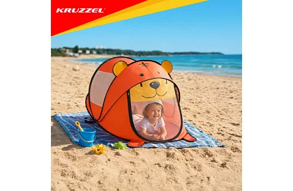 Dětský plážový stan 180 × 95 × 82 cm – samorozkládací