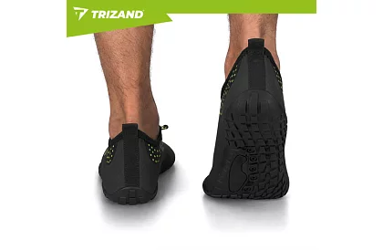 Boty do vody – protiskluzové 5 mm, rychleschnoucí – černé, velikost 43