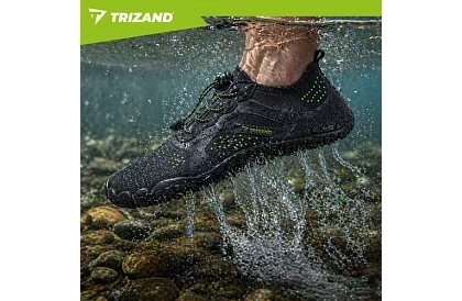 Boty do vody – protiskluzové 5 mm, rychleschnoucí – černé, velikost 43