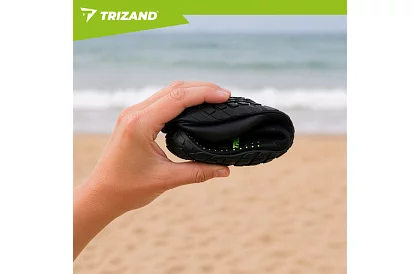 Boty do vody – protiskluzové 5 mm, rychleschnoucí – černé, velikost 43