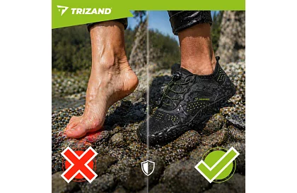 Boty do vody – protiskluzové 5 mm, rychleschnoucí – černé, velikost 43