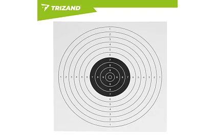 Střelecký terč 50 × 50 cm – 100 kusů v balení